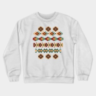 Navajo Pattern Tribal Ethnic Hand Drawn Crewneck Sweatshirt